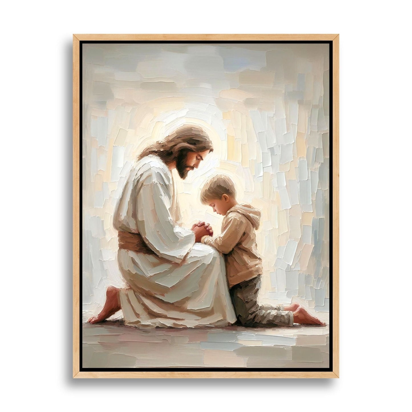 Jesus With Little Boy Canvas
