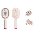 Multi-Functional Massage Spray Comb | 10ml Refillable Water Tank for Oils, Type-C Rechargeable | Anti-Static & Detangling | Portable Hair Care Gift (Pink)