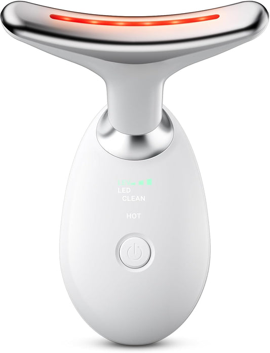 NeckLift™ Electric Face & Neck Microcurrent Toning Device – Portable Skin Firming Tool for a Smooth, Defined Appearance (White)