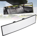 PanoView™ 12-Inch Wide-Angle Clip-On Rearview Mirror – Universal Fit for Car, SUV & Truck with Panoramic Convex Lens for Reduced Blind Spots