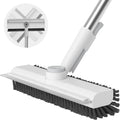 PowerScrub™ 3-in-1 Floor Cleaning Brush – Heavy-Duty Stiff Bristle Scrub Brush with Long Handle & Built-In Scraper for Bathroom, Patio, Kitchen & Outdoor Cleaning