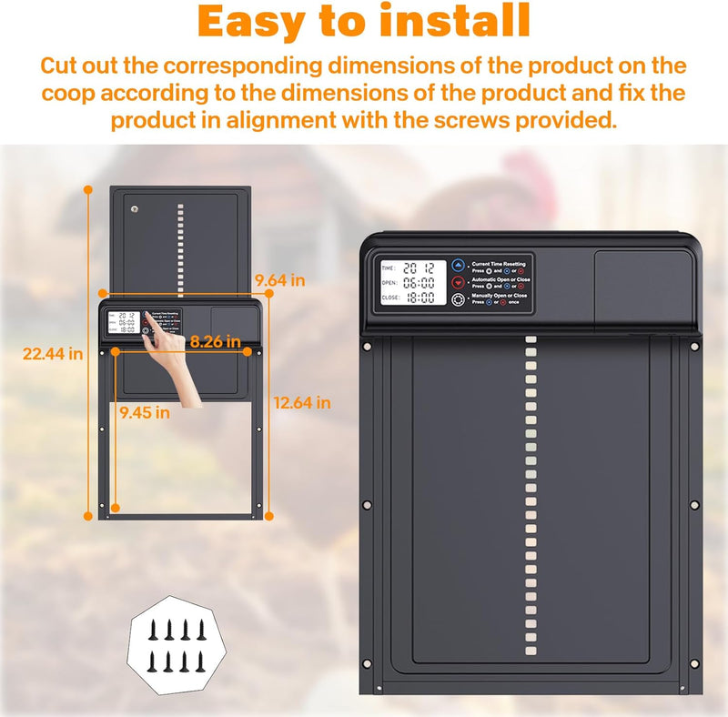 Install and position