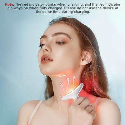 NeckLift™ Electric Face & Neck Microcurrent Toning Device – Portable Skin Firming Tool for a Smooth, Defined Appearance (White)