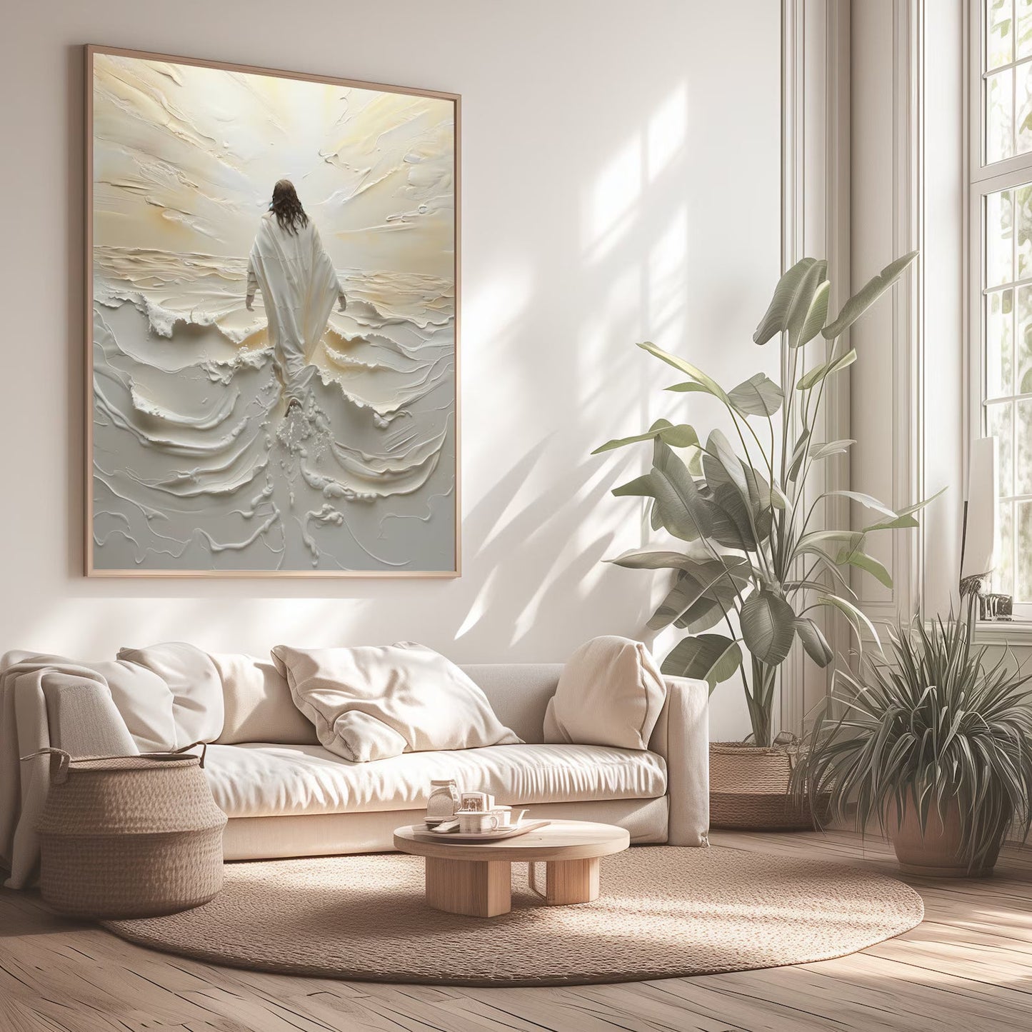 Jesus Walking on Water I - Canvas