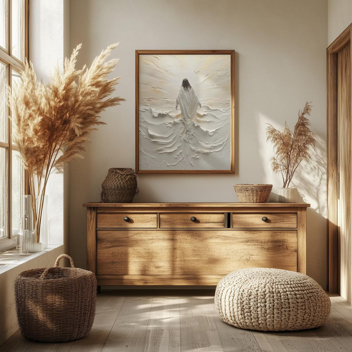 Jesus Walking on Water I - Canvas