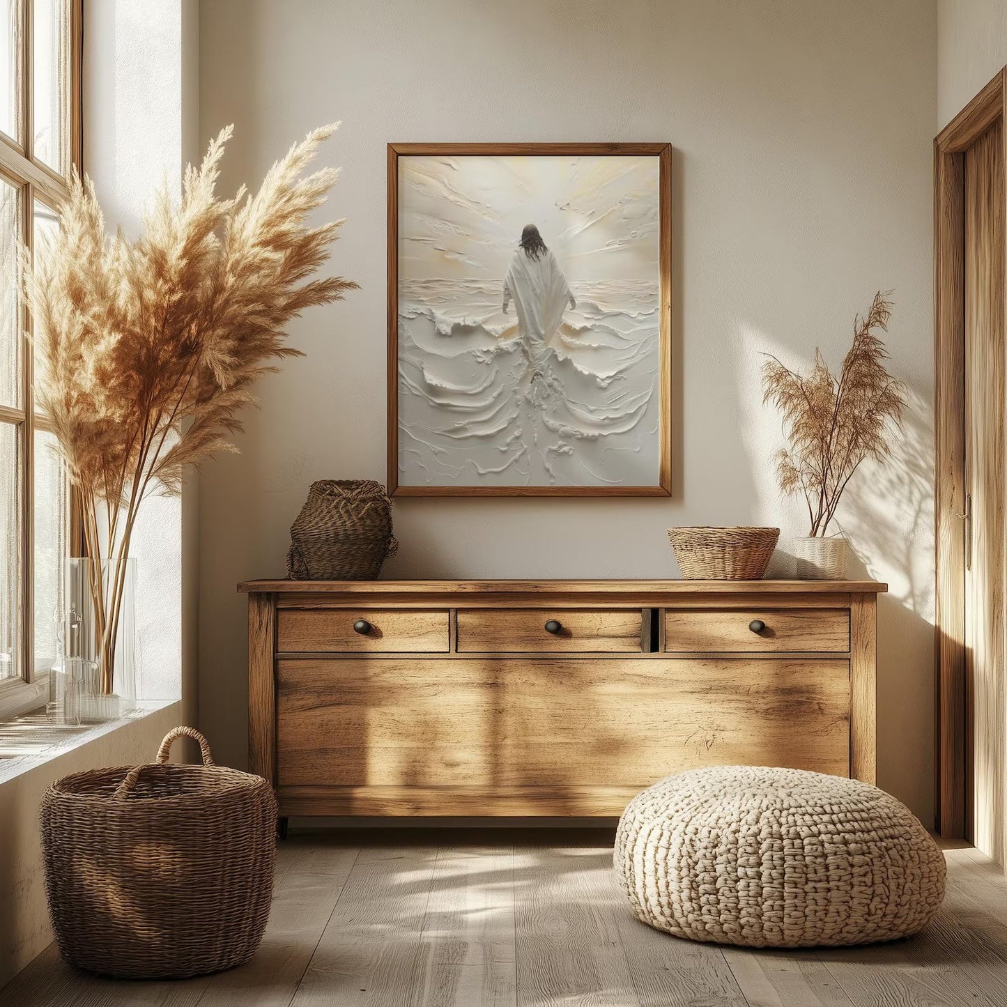 Jesus Walking on Water I - Canvas