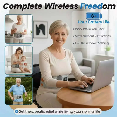 ActiveRelief™ Heated Waist & Lower Back Support Belt – Electric Vibration Massage Belt for Lumbar Comfort & Muscle Relaxation